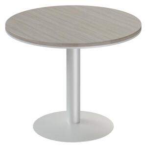 Okrúhly stôl WELS, 1000x762 mm, dub sivý