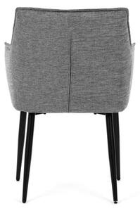 Jedálenská stolička sivá DCH-J2139 GREY2