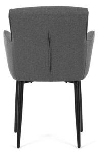 Jedálenská stolička sivá DCH-J2159 GREY2