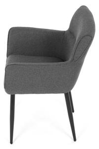 Jedálenská stolička sivá DCH-J2159 GREY2