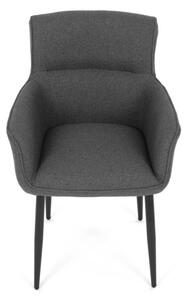 Jedálenská stolička sivá DCH-J2159 GREY2