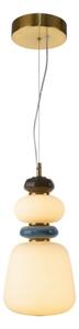 ITALUX PND-94981V-3C-GD - LED závesný luster EVANS na lane LED/12W/230V 3000K, zlatý