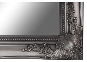 TEMPO Zrkadlo, strieborný drevený rám, MALKIA TYP 7