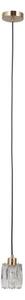 ITALUX PND-40813-1-HBR - Luster na lanku TORNO 1xE14/40W/230V zlatá