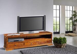CAMBRIDGE HONEY TV stolík 176x50 cm, akácia