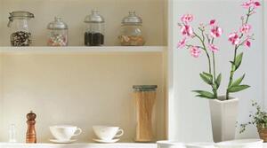 Samolepky na stenu, rozmer 50 x 70 cm, orchidea VCS103, IMPOL TRADE