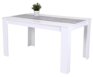 Jedálenský stôl LILO biela/betón