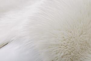 Biela umelá kožušina EBONY TYP 1 60 x 90 cm
