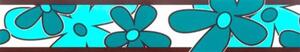 Samolepiaca bordúra, rozmer 5 m x 6,9 cm, kvety, IMPOL TRADE 69045