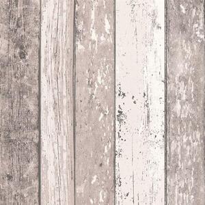 Vliesové tapety, drevené dosky hnedé, Wood´n Stone 855053, A.S. Création, rozmer 10,05 m x 0,53 m