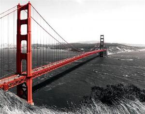 Vliesové fototapety, rozmer 208 x 146 cm, Golden Gate Bridge, IMPOL TRADE 154VE