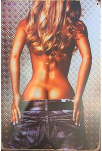 Ceduľa Žena sexi 30cm x 20cm Plechová tabuľa