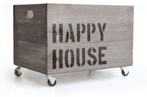 Sivý pojazdný bo× Really Nice Things Happy House