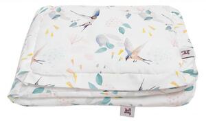 Set detskej bavlnenej prikrývky s vankúšom Fly bed - rôzne rozmery -: 100x135 cm