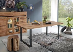 VEVEY Jedálenský stôl 200x100 cm, prírodná, dub