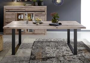 VEVEY Jedálenský stôl 180x90 cm, svetlohnedá, dub