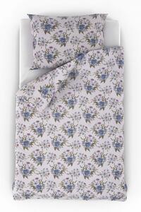 Kvalitex Klasické posteľné obliečky PROVENCE 140x200, 70x90cm ELISA modrá