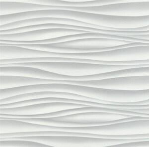 Vliesové tapety na stenu Freestyle 6344-10, rozmer 10,05 m x 0,53 cm, vlnovky vodorovné sivé, Erismann