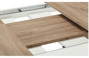 Stôl TOLEDO biela/dub stirling