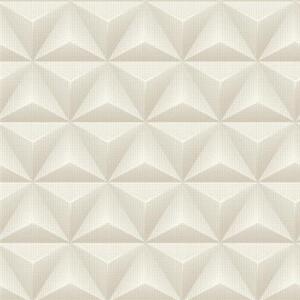 Vliesové tapety na stenu 3D geometrie hnedá UN3301, rozmer 10,05 m x 0,53 m, GRANDECO