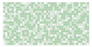 Obkladové panely 3D PVC TP10014025, rozmer 955 x 480 mm, mozaika zelená, GRACE