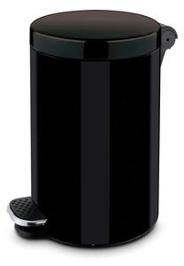 Alda Nášľapný odpadkový kôš, lakovaný, 3 l, čierny
