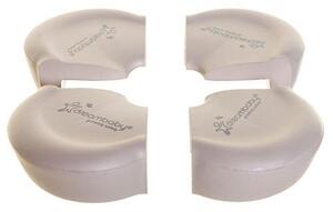Penové krytky na rohy zaoblené, PCR1350P, 4ks biele, rozmer 9 x 4 cm , Impol Trade