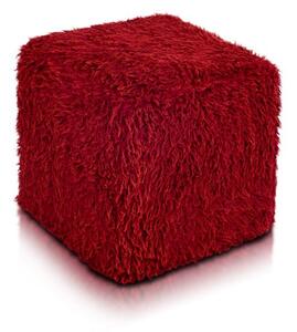Sedací vak Taburetka Exclusive TiaHome - Červená