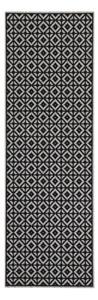 Čierno-biely behúň Zala Living Cook & Clean Bona, 60 × 180 cm