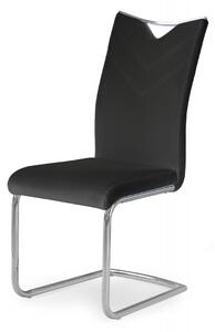 HALMAR Jedálenská stolička Norby čierna