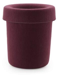 Normann Copenhagen Odpadkový kôš Hide, burgundy
