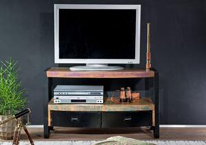 INDUSTRY TV stolík 100x60 cm, staré drevo