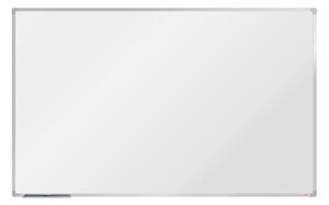 Biela magnetická popisovacia tabuľa boardOK, 200 x 120 cm, eloxovaný rám