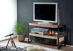 INDUSTRY TV stolík 100x60 cm, staré drevo