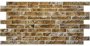 Obkladové panely 3D PVC TP10014044, rozmer 102,5 x 495 mm, ukládaný horský kameň, GRACE