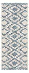Modro-krémový vonkajší koberec NORTHRUGS Isle, 70 x 200 cm