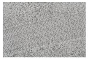 Sivý bavlnený uterák Amy, 50 × 90 cm