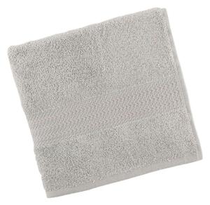 Sivý bavlnený uterák Amy, 50 × 90 cm