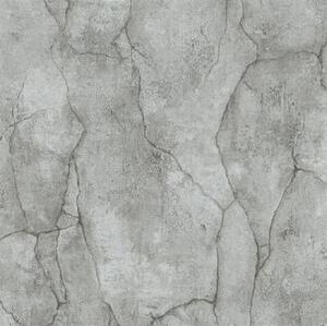 Vliesové tapety na stenu IMITATIONS 2 10237-34, rozmer 10,05 m x 0,53 m, mramor sivý, Erismann