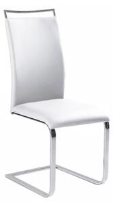 TEMPO Jedálenská stolička, biela, BARNA NEW