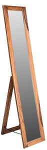 MONTREAL Zrkadlo 175x35 cm, hnedá, palisander