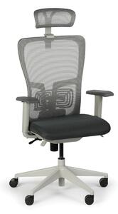 Kancelárska stolička GAM 1+1 ZADARMO, sivá