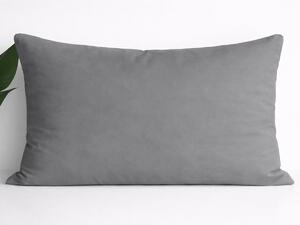 XPOSE® Bavlnená obliečka na vankúš MICHAELA - tmavo sivá 40x60 cm