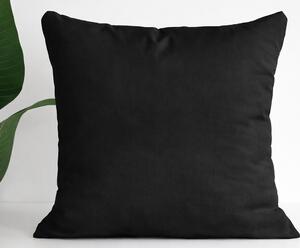 XPOSE® Bavlnená obliečka na vankúš MICHAELA - čierna 45x45 cm