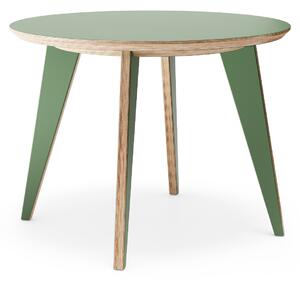 Sosone Jedálenský stôl no.4 / Ø1000 Barva: Zelená HPL