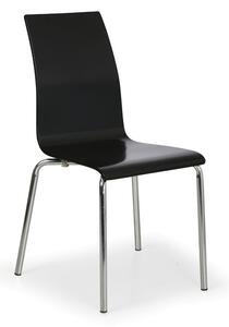 Drevená jedálenská stolička BELLA, čierna