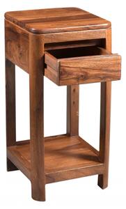 MONTREAL Príručný stolík 30x30x60 cm, hnedá, palisander
