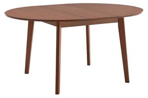 Jedálenský stôl, rozkladací, buk merlot, priemer 120 cm, ALTON