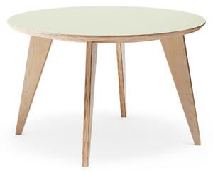 Sosone Jedálenský stôl no.4 / Ø1200 Barva: Preglejka - Pistáciové Forbo