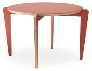 Sosone Jedálenský stôl Krab Ø1100 Barva: Cihlová HPL